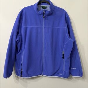 L.L Bean Polartec Full Zip Fleece